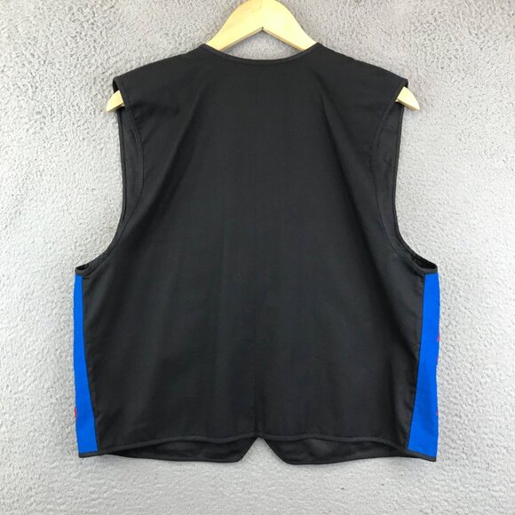 Daily Planet Chili Pepper Art Southwest SPICY HOT Embroidered Vest XL - Picture 2 of 6